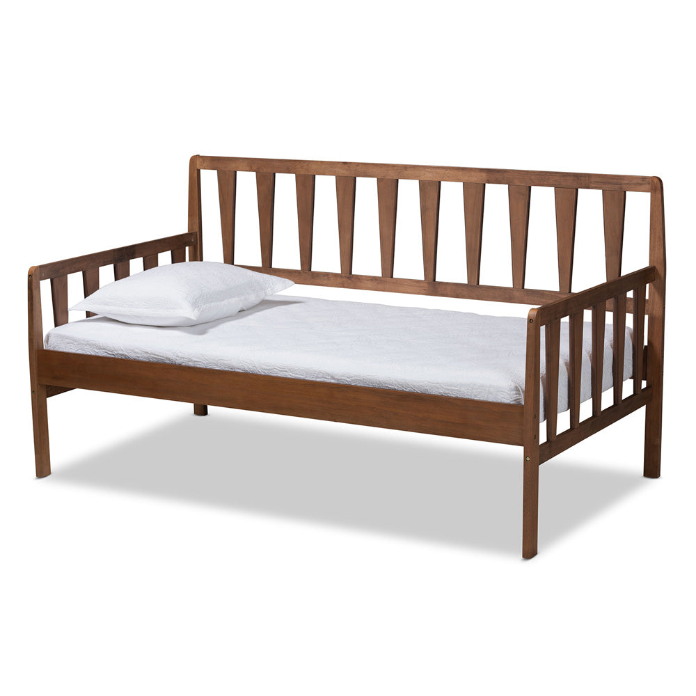 Baxton Studio - Midori Daybed in Walnut - MG0046-1-Walnut-Daybed view 1