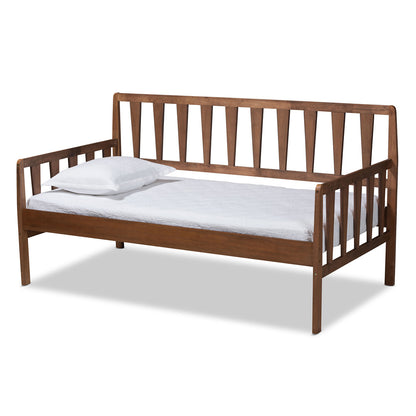 Baxton Studio - Midori Daybed in Walnut - MG0046-1-Walnut-Daybed view 1