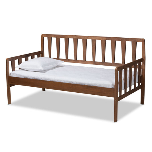 Baxton Studio - Midori Daybed in Walnut - MG0046-1-Walnut-Daybed view 1
