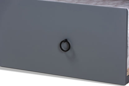 Baxton Studio - Millie Daybed - MG0010-Grey-Daybed-Full view 8
