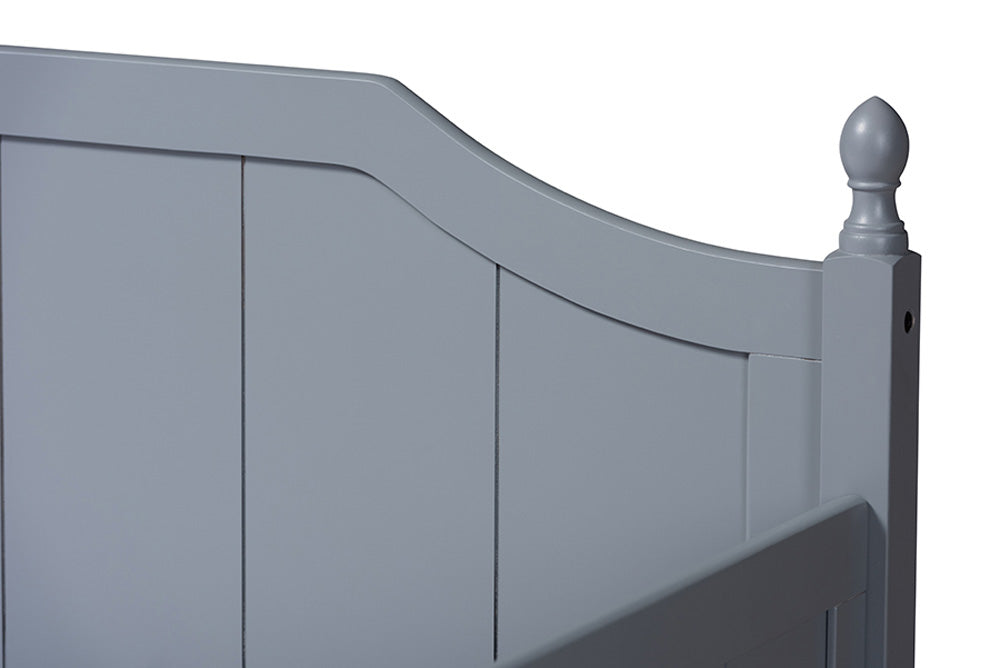 Baxton Studio - Millie Daybed - MG0010-Grey-Daybed view 7