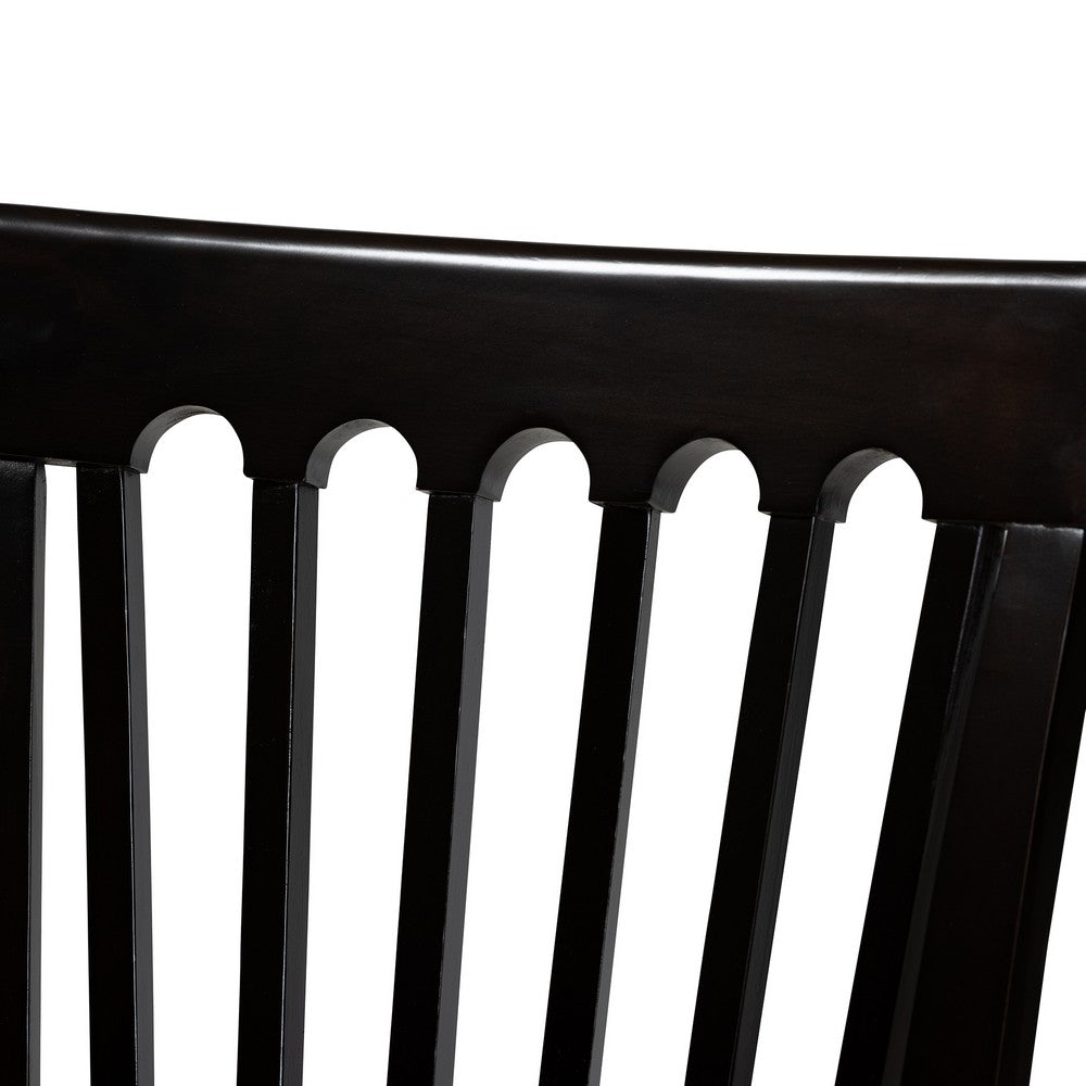 Baxton Studio - Minette Set of 2 Dining Chairs in Sand/Dark brown - RH319C-Sand/Dark Brown-DC-2PK view 4