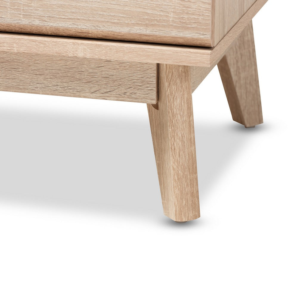 Baxton Studio - Miren Chest in Oak Brown/Dark Grey - SECOD5014-Hana Oak/Dark Grey-5DW-Chest view 7