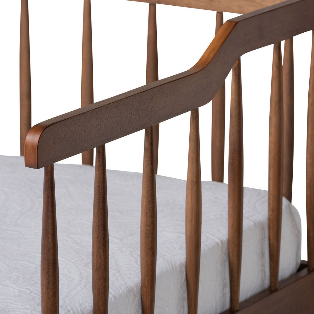 Baxton Studio - Muriel Expandable Daybed in Walnut - MG0037-Walnut-Daybed view 7