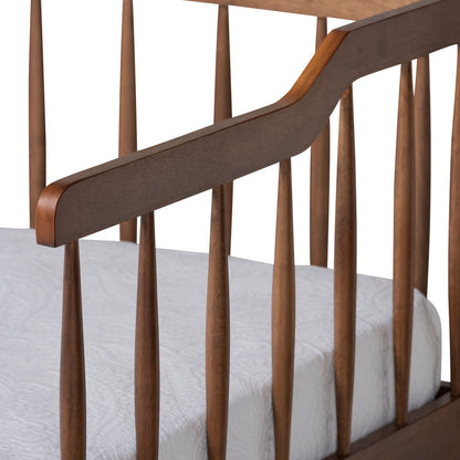 Baxton Studio - Muriel Expandable Daybed in Walnut - MG0037-Walnut-Daybed view 7