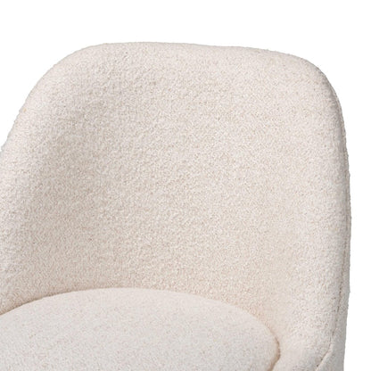 Baxton Studio - Nalima Dining Chair in Ivory/Gold - FUR6888-Upholstered/Metal Frame-DC view 5