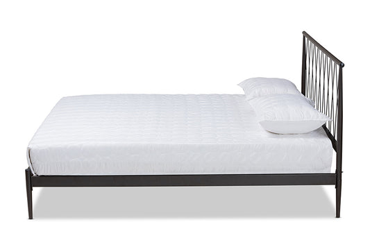 Baxton Studio - NaNo Full Size Bed - TS-NaNo-Black-Full view 2