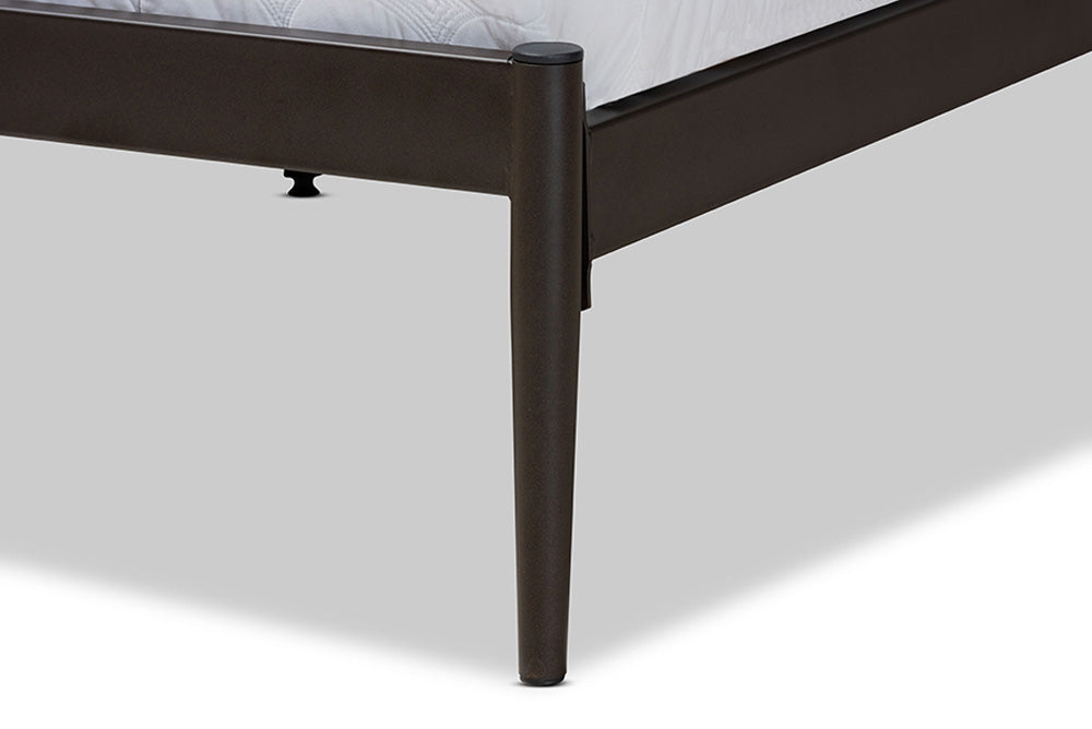Baxton Studio - NaNo Queen Size Bed - TS-NaNo-Black-Queen view 6