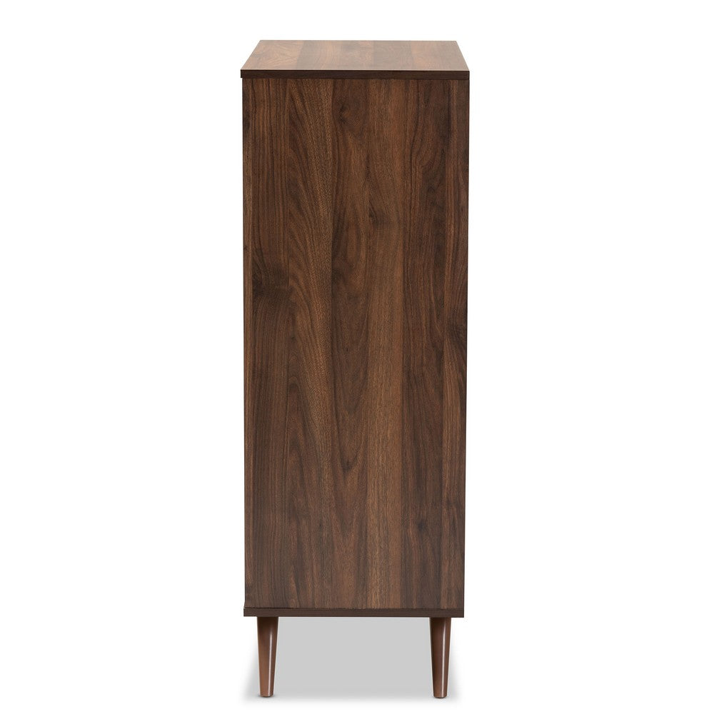 Baxton Studio - Naoki Chest in Grey/Walnut - LV15COD15230-Columbia/Dark Grey-5DW-Chest view 4
