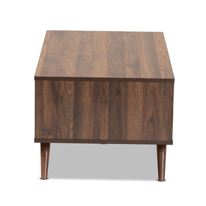 Baxton Studio - Naoki Coffee Table in Grey/Walnut - LV15CFT15140-Columbia/Dark Grey-CT view 4