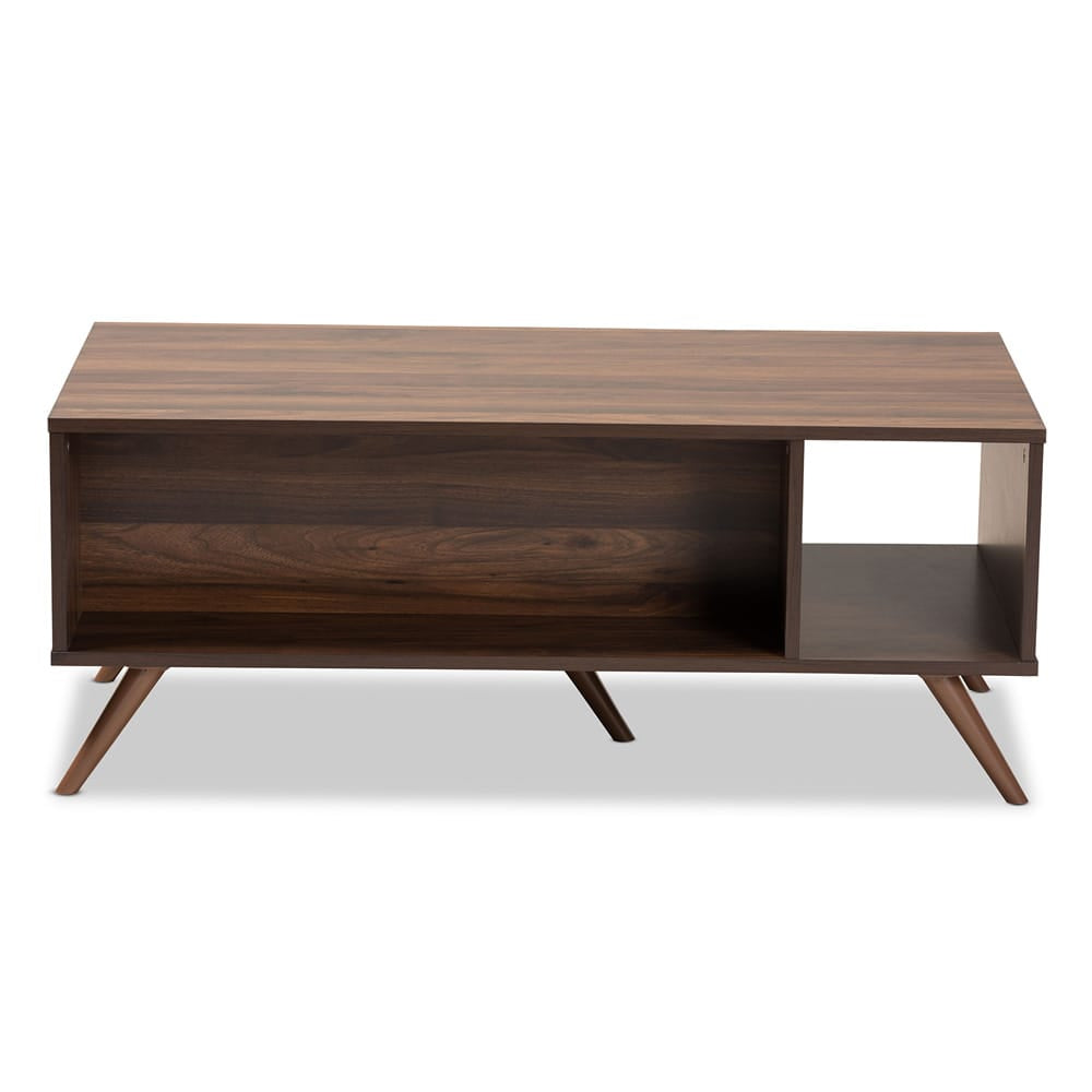 Baxton Studio - Naoki Coffee Table in Grey/Walnut - LV15CFT15140-Columbia/Dark Grey-CT view 5