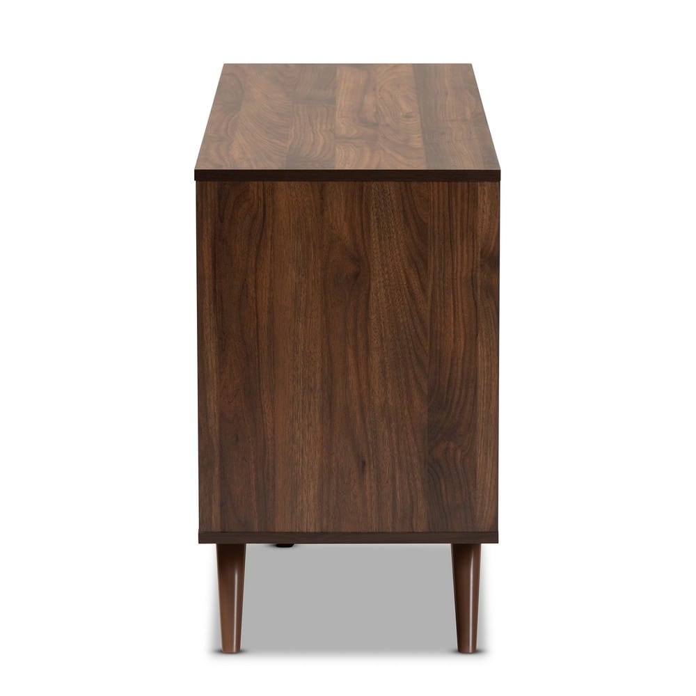 Baxton Studio - Naoki Dresser in Grey/Walnut - LV15COD15231-Columbia/Dark Grey-6DW-Dresser view 4