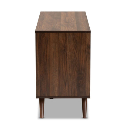 Baxton Studio - Naoki Dresser in Grey/Walnut - LV15COD15231-Columbia/Dark Grey-6DW-Dresser view 4