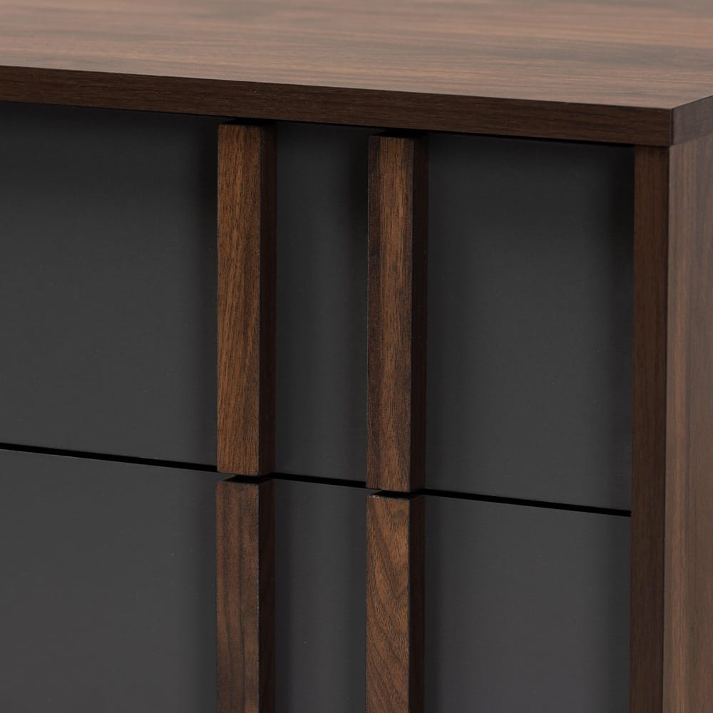 Baxton Studio - Naoki Dresser in Grey/Walnut - LV15COD15231-Columbia/Dark Grey-6DW-Dresser view 5