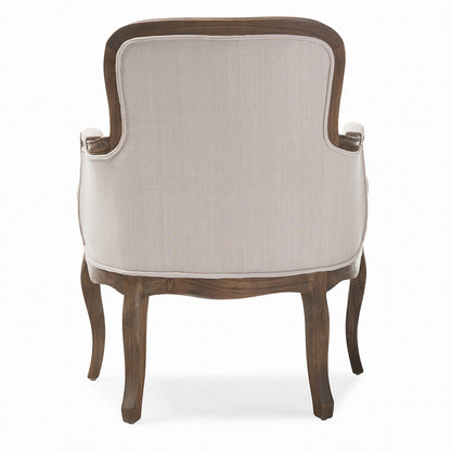 Baxton Studio - Napoleon Living Room Chair in White - PLN22Mi ASH2 view 4