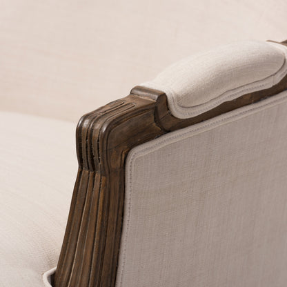 Baxton Studio - Napoleon Living Room Chair in White - PLN22Mi ASH2 view 5