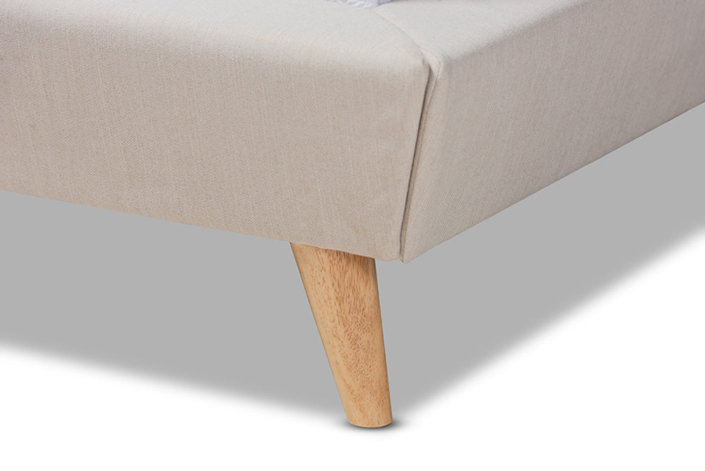Baxton Studio - Naya King Size Bed - CF9061-Beige-King view 6