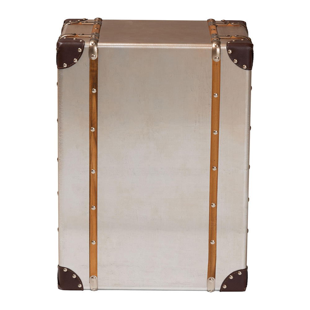 Baxton Studio - Naylor Storage Cabinet in Bronze - JY24A008-Wooden-Cabinet view 5