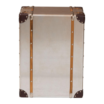 Baxton Studio - Naylor Storage Cabinet in Bronze - JY24A008-Wooden-Cabinet view 5