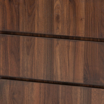Baxton Studio - Neil Sideboard in Walnut Brown/Black - MPC8009-Walnut-Sideboard view 5