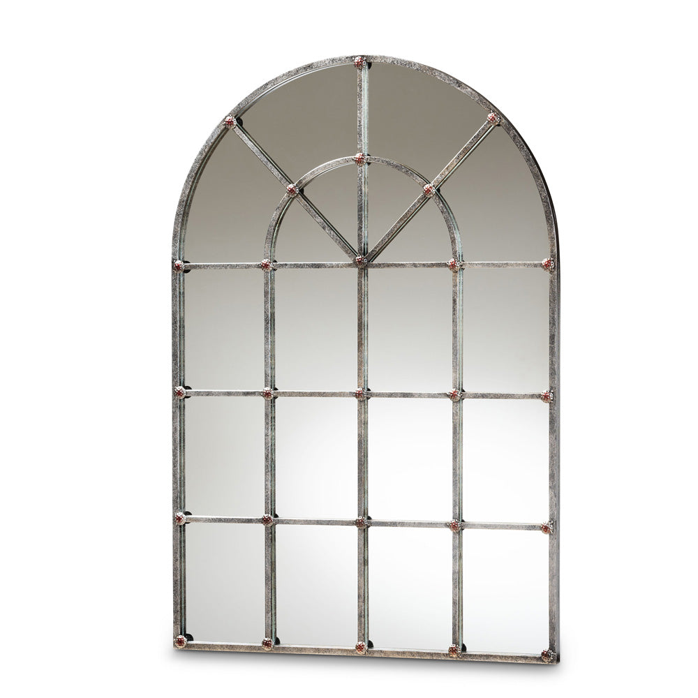 Baxton Studio - Newman Mirror in Mirror/Silver - RTB1358-2 view 1