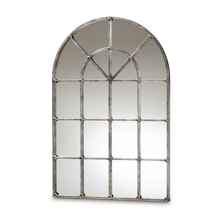 Baxton Studio - Newman Mirror in Mirror/Silver - RTB1358-2 view 1