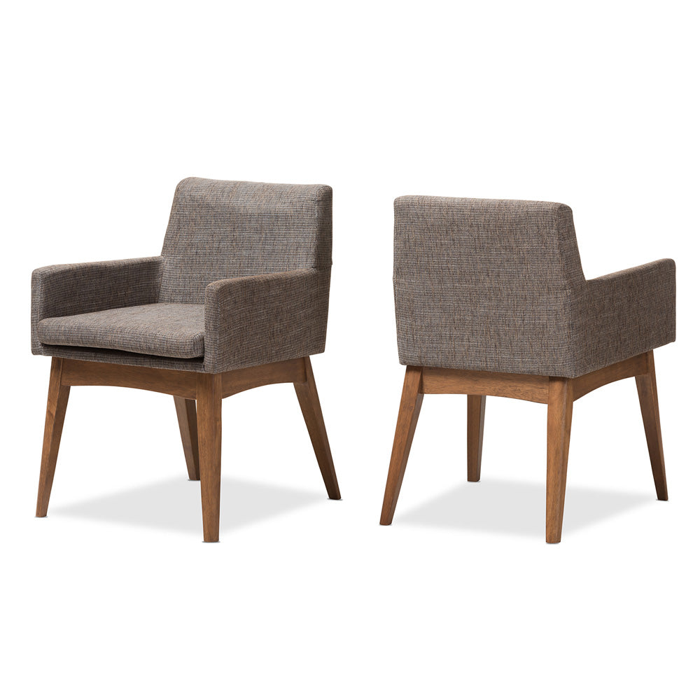 Baxton Studio - Nexus Set of 2 Living Room Chairs in 