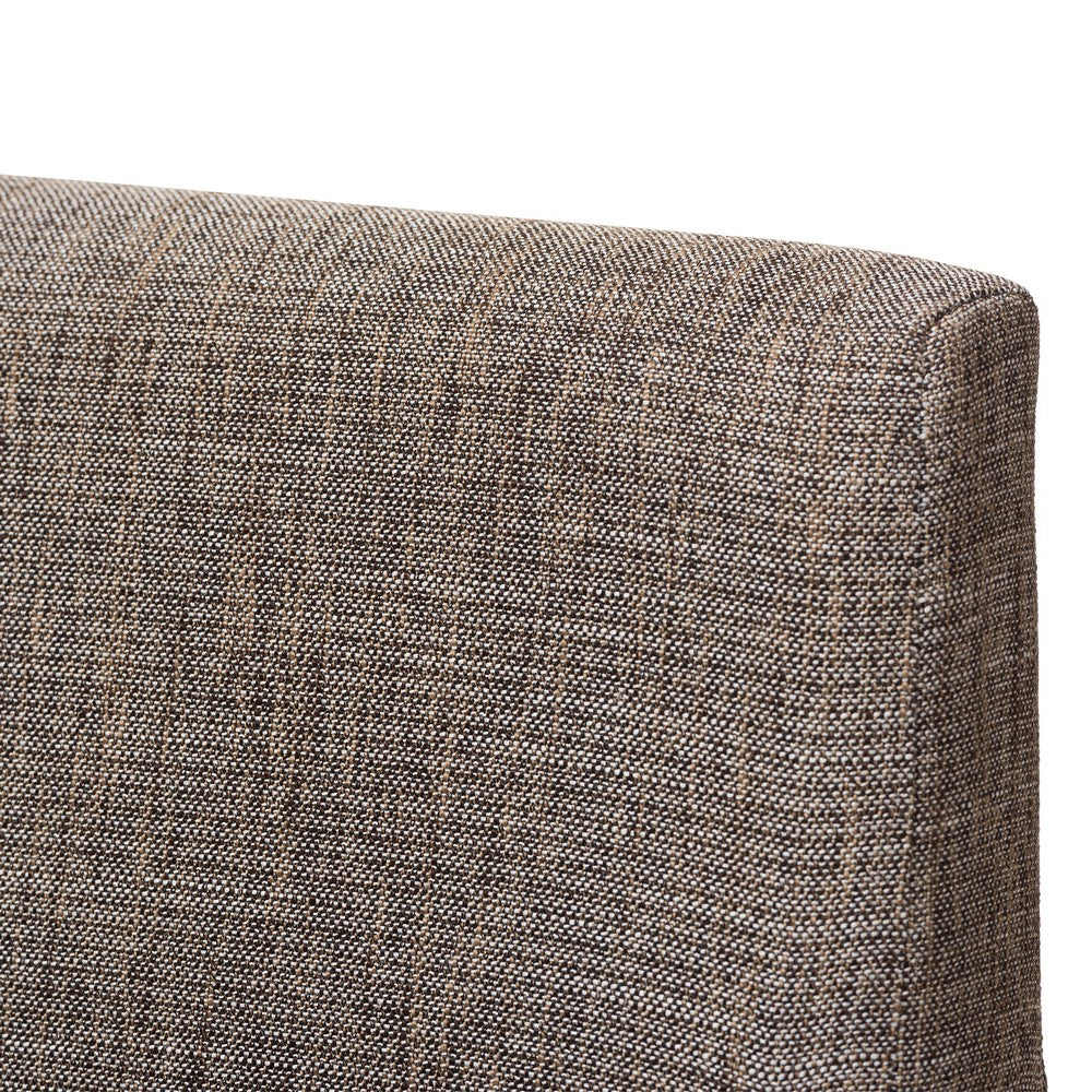 Baxton Studio - Nexus Set of 2 Living Room Chairs in "Gravel" Multi Color/"Walnut" Brown - BBT5281-Gravel-CC-TH1308 view 4