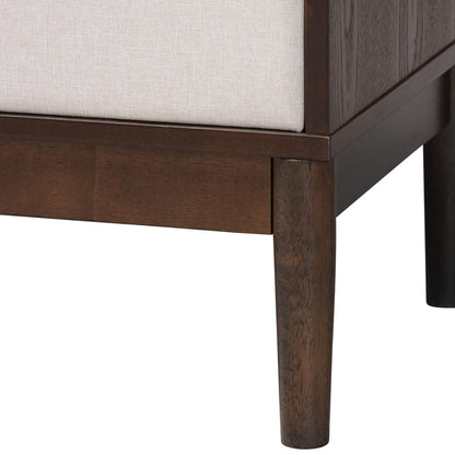 Baxton Studio - Nikolai Dresser in Beige/Wenge Brown - MG9009-Beige/Wenge-6DW-Dresser view 6