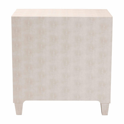 Baxton Studio - Nira Storage Cabinet in Beige/Brass - JY24A042-Beige Faux Shagreen-Cabinet view 5