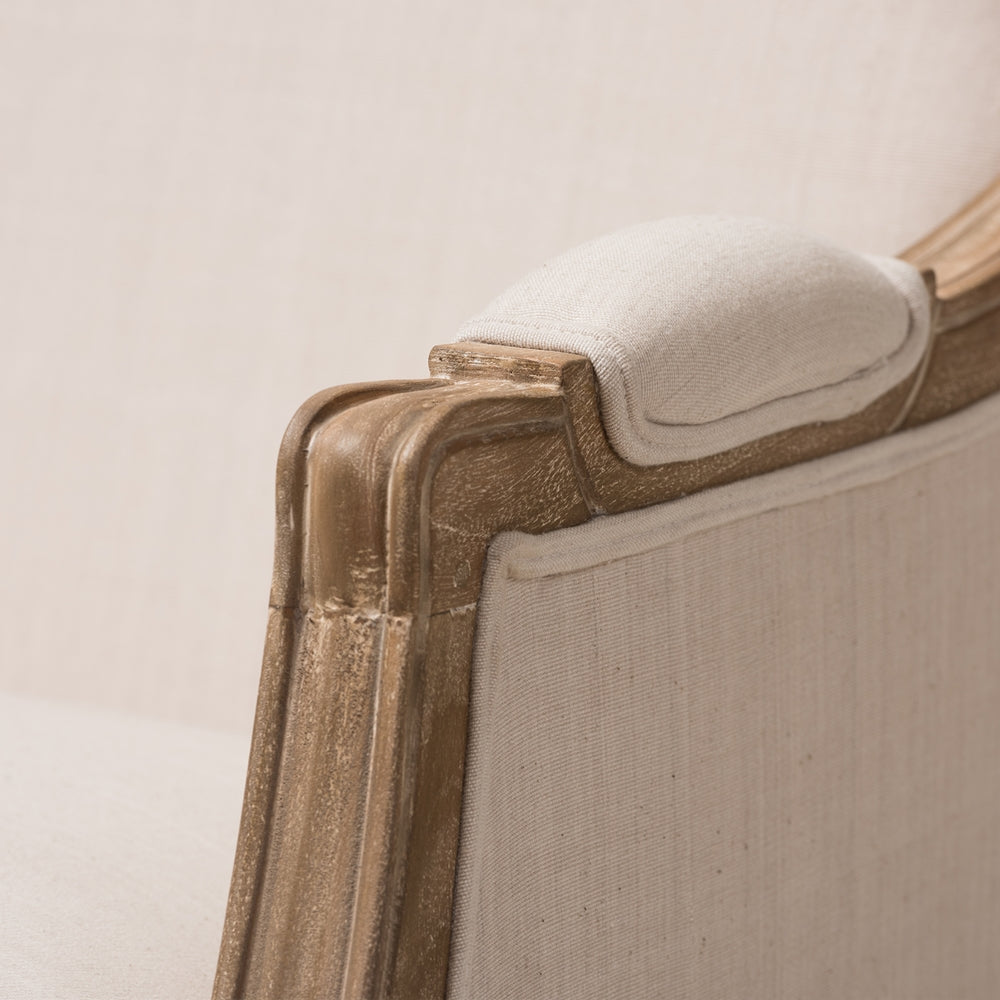 Baxton Studio - Nivernais Living Room Chair in Beige/Light Brown - ASS288Mi CG4 view 5