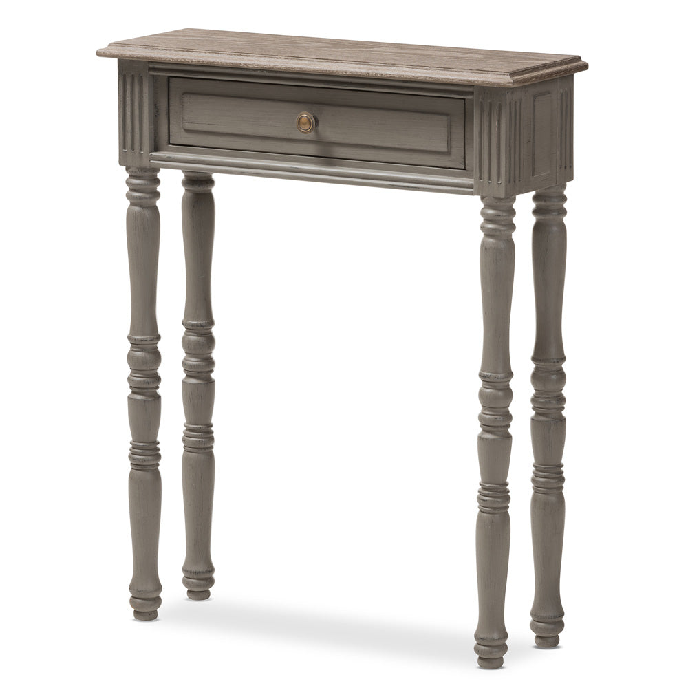 Baxton Studio - Noemie Console Table in Brown - ROB11-Brown-ST view 1