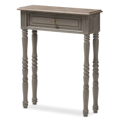 Baxton Studio - Noemie Console Table in Brown - ROB11-Brown-ST view 1