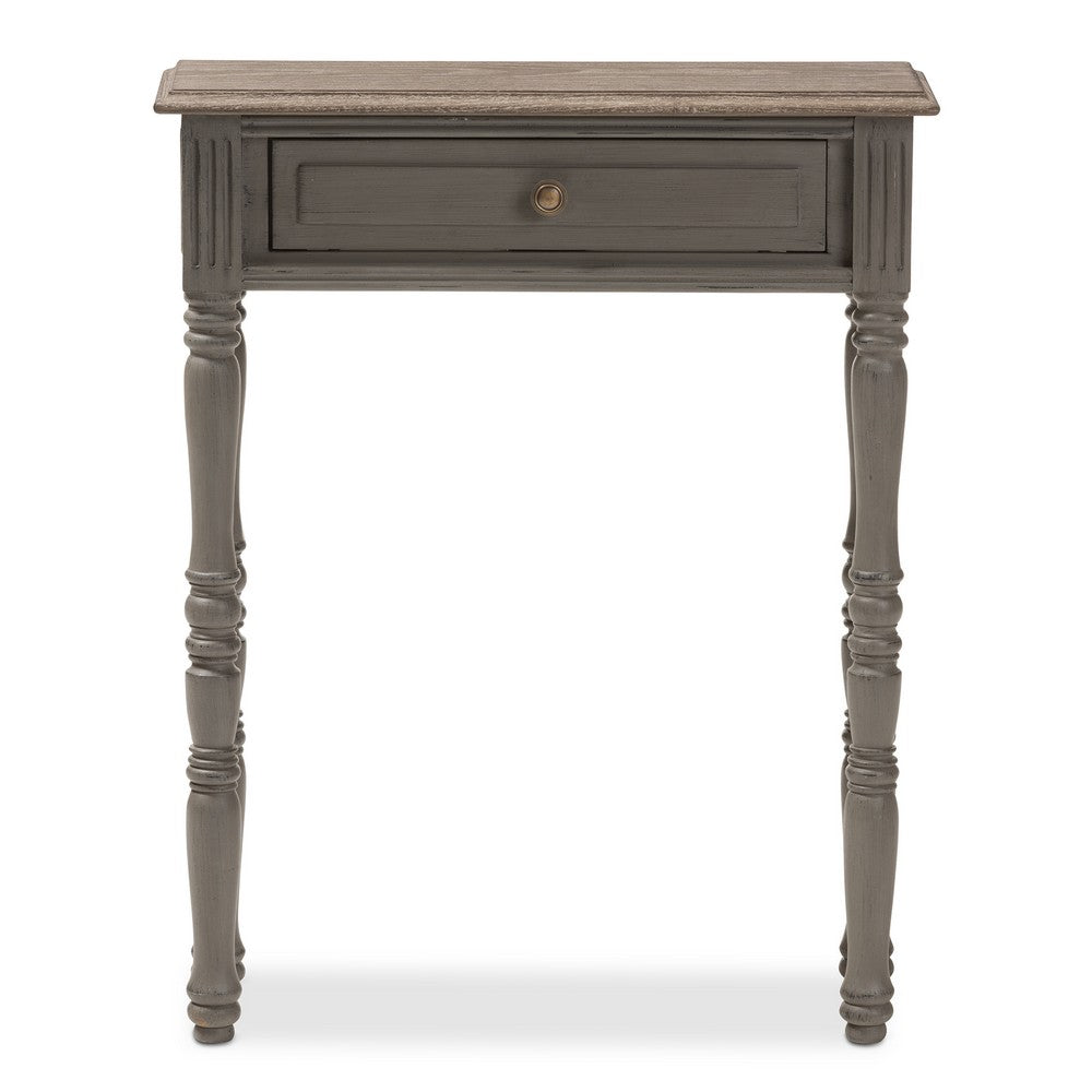 Baxton Studio - Noemie Console Table in Brown - ROB11-Brown-ST view 3
