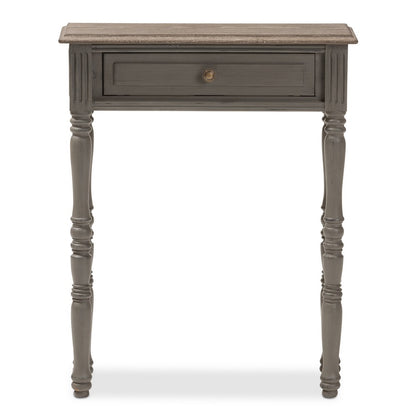 Baxton Studio - Noemie Console Table in Brown - ROB11-Brown-ST view 3