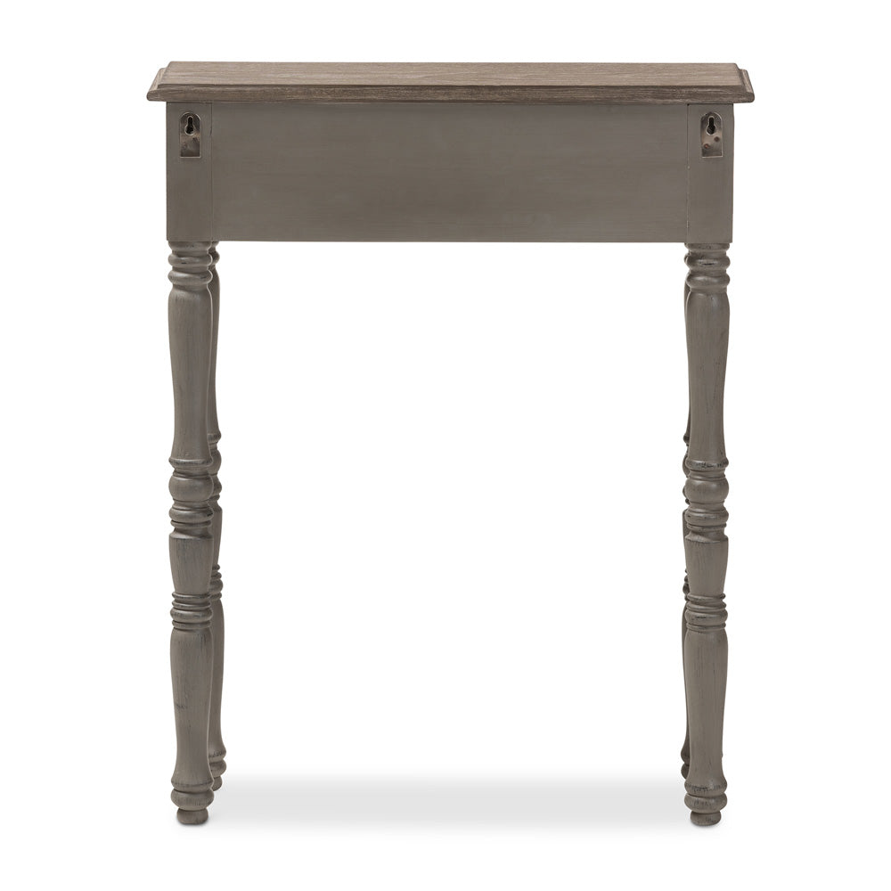 Baxton Studio - Noemie Console Table in Brown - ROB11-Brown-ST view 5
