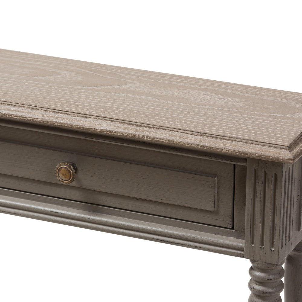 Baxton Studio - Noemie Console Table in Brown - ROB11-Brown-ST view 6