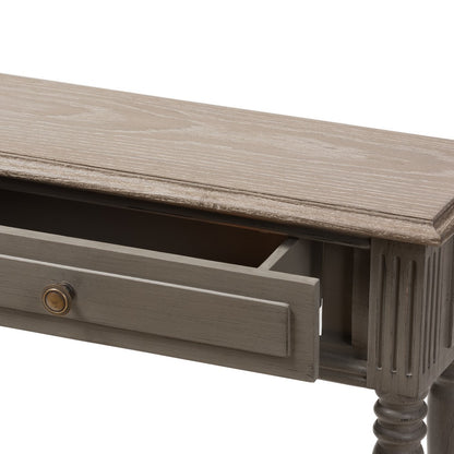 Baxton Studio - Noemie Console Table in Brown - ROB11-Brown-ST view 7