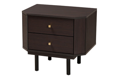 Baxton Studio - Norwood End Table - LV34ST3424WI-MW-Side Table view 1