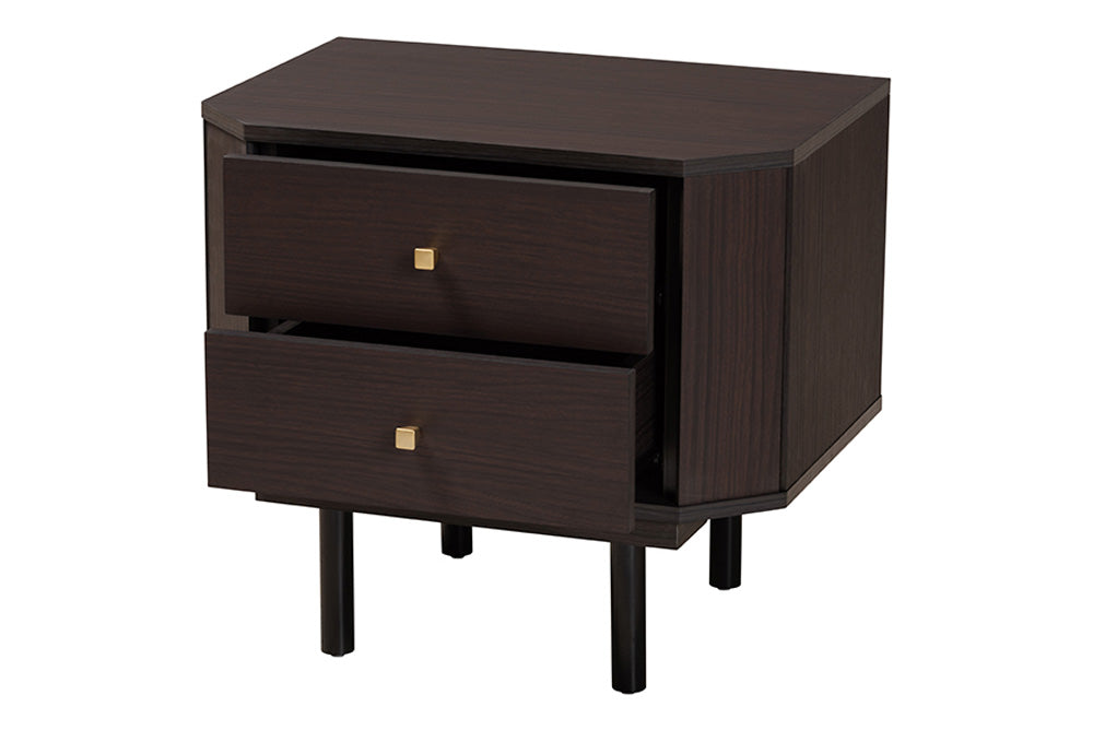 Baxton Studio - Norwood End Table - LV34ST3424WI-MW-Side Table view 2