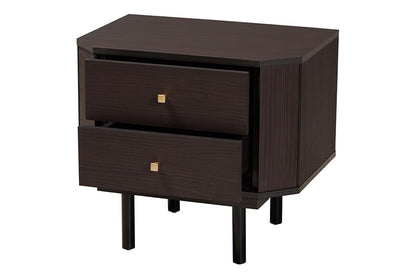 Baxton Studio - Norwood End Table - LV34ST3424WI-MW-Side Table view 2
