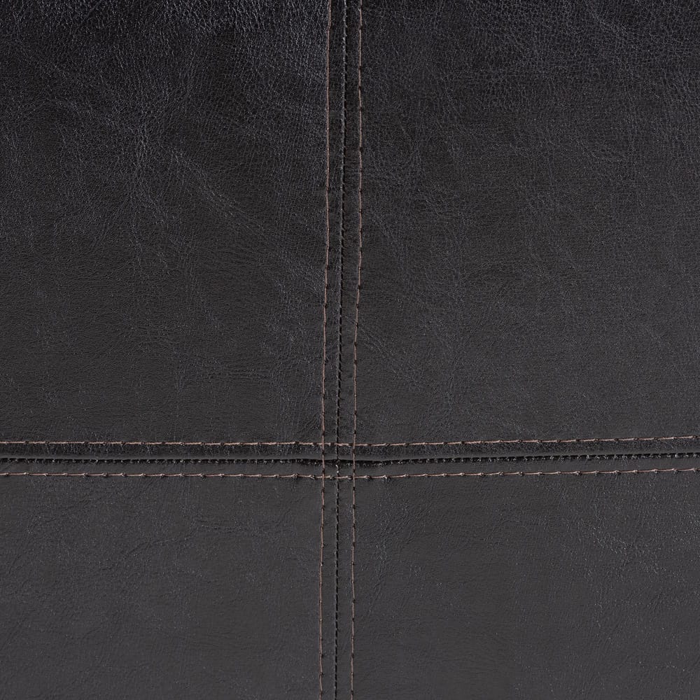 Baxton Studio - Nox Ottoman in Dark Brown - ST-19-Dark Brown view 5
