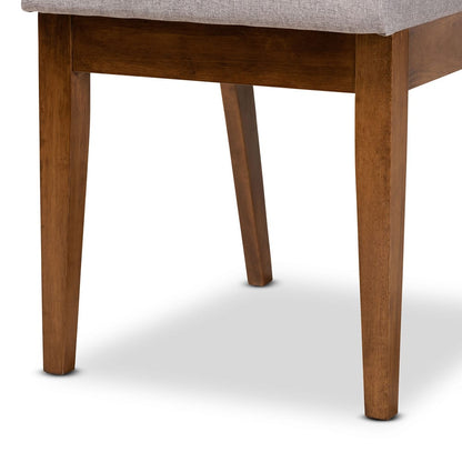 Baxton Studio - Octavia Set of 2 Dining Chairs in Grey/Walnut Brown - RH2082C-Grey/Walnut-DC-2PK view 5