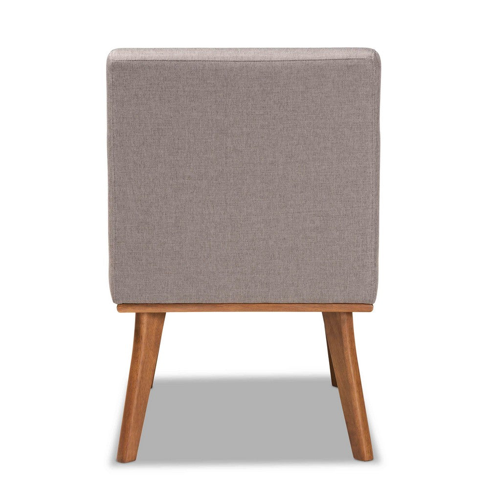 Baxton Studio - Odessa Dining Chair in Grey/walnut brown - BBT8054-Grey/Walnut-CC view 4