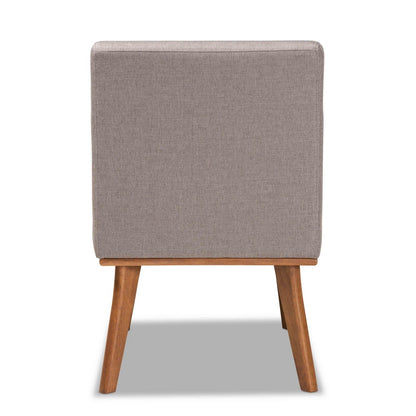 Baxton Studio - Odessa Dining Chair in Grey/walnut brown - BBT8054-Grey/Walnut-CC view 4
