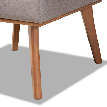 Baxton Studio - Odessa Dining Chair in Grey/walnut brown - BBT8054-Grey/Walnut-CC view 6