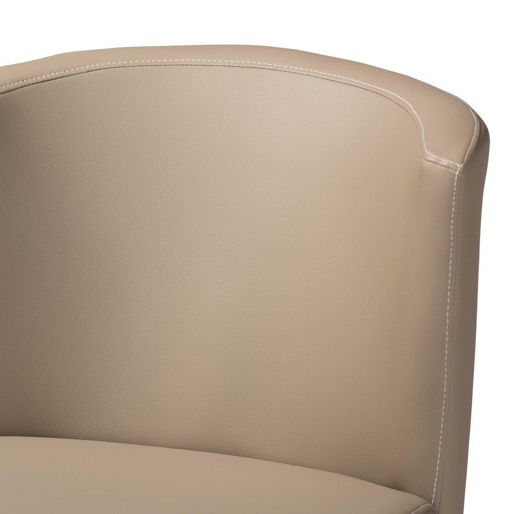 Baxton Studio - Olivia Set of 2 Bar Stools in "Walnut" Dark Brown  - RT325-STL-Grey view 3