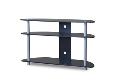 Baxton Studio - Orbit TV Stand in Black/Silver - TR-123 view 1