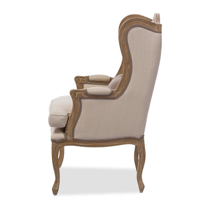 Baxton Studio - Oreille Living Room Chair in Beige - ASS561Mi-CG4 view 3