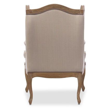 Baxton Studio - Oreille Living Room Chair in Beige - ASS561Mi-CG4 view 4